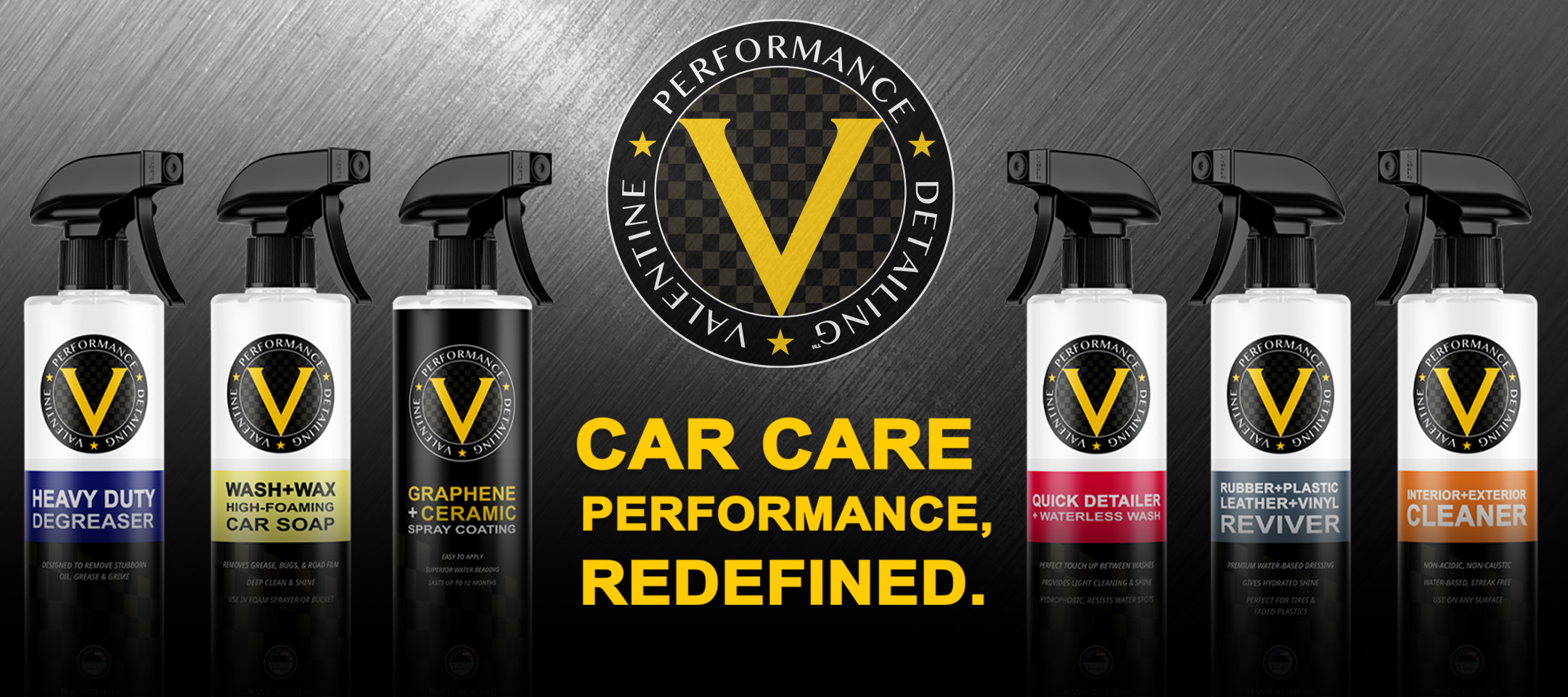 Valentine Performance Detailing product line