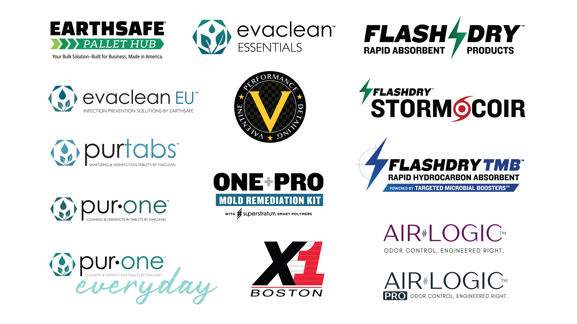 EarthSafe brand identity system logos